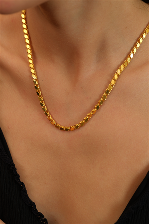 14 Ayar Altın Radiant Pullu Zincir