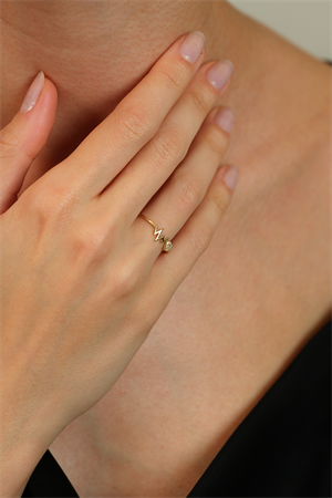 14 Ayar Altın Ritim Eklem Yüzük