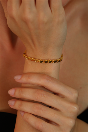 14 Ayar Altın Shine Halat Bileklik