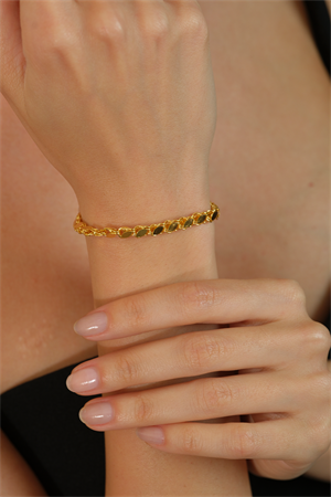 14 Ayar Altın Shine Halat Bileklik