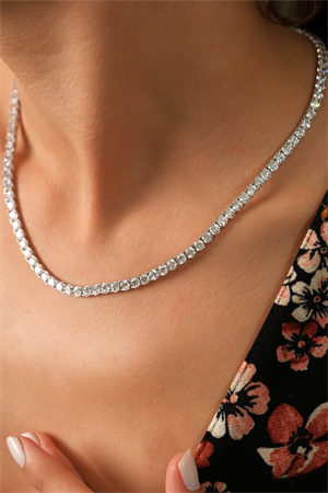 14 Ayar Altın Su Yolu Tasarım Kolye