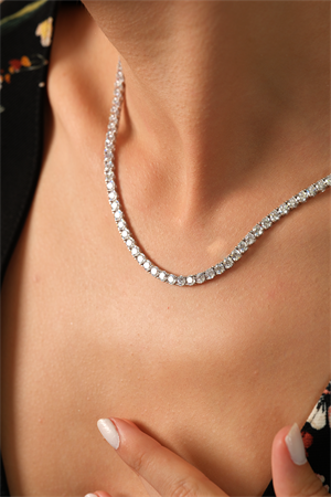 14 Ayar Altın Su Yolu Tasarım Kolye