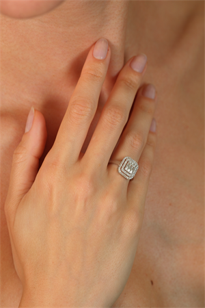 14 Ayar Altın Thick Baget Yüzük