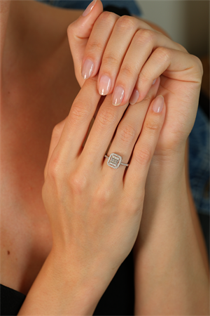 14 Ayar Altın Thin Baget Yüzük