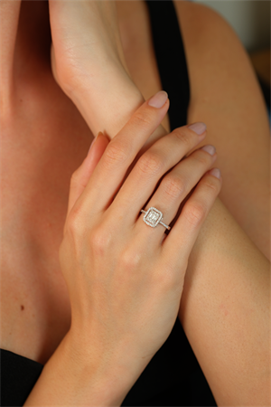 14 Ayar Altın Thin Baget Yüzük