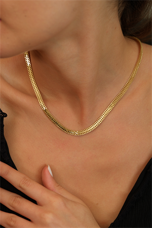 14 Ayar Altın Viyana Zincir Kolye