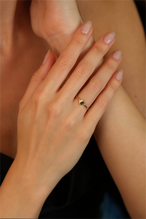 14 Ayar Altın Yonca Eklem Yüzük