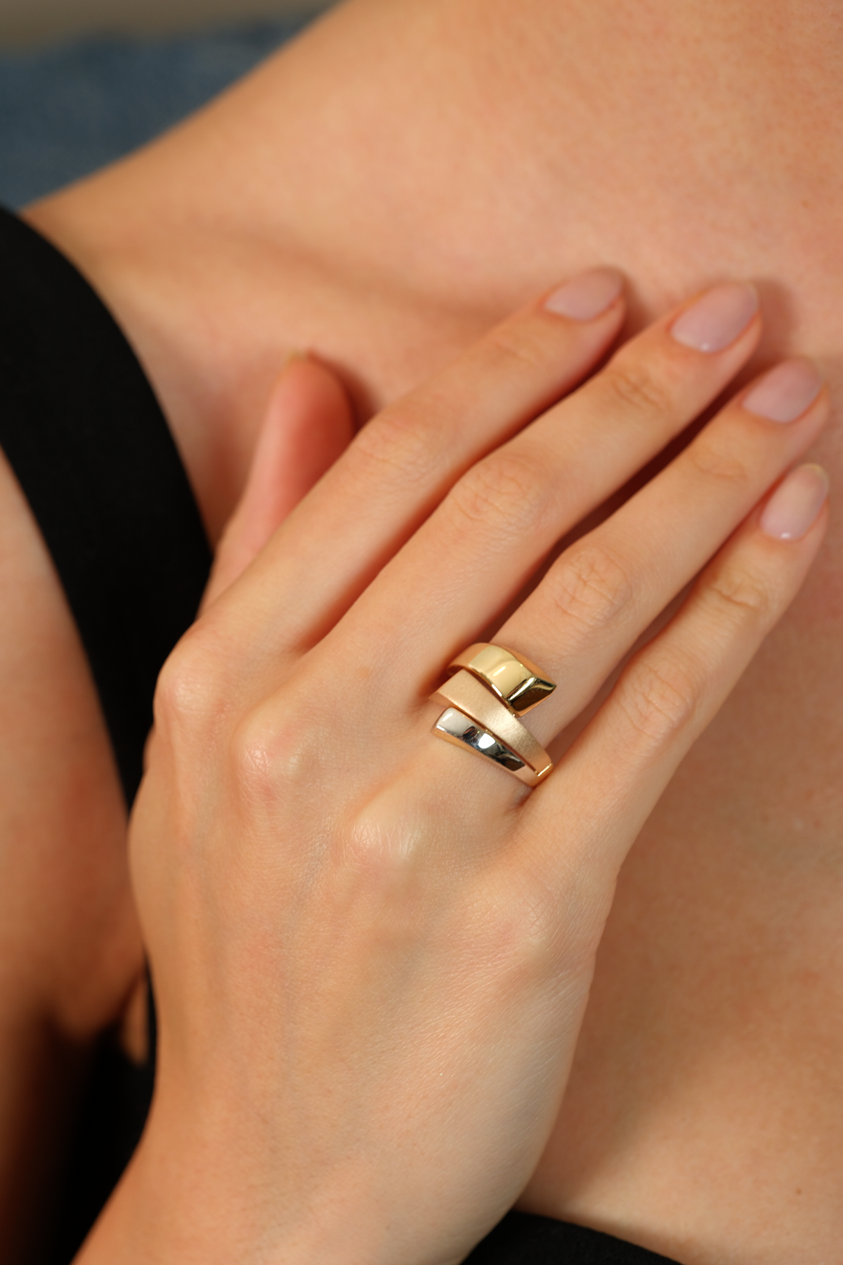 Luster Üç Renk Yüzük