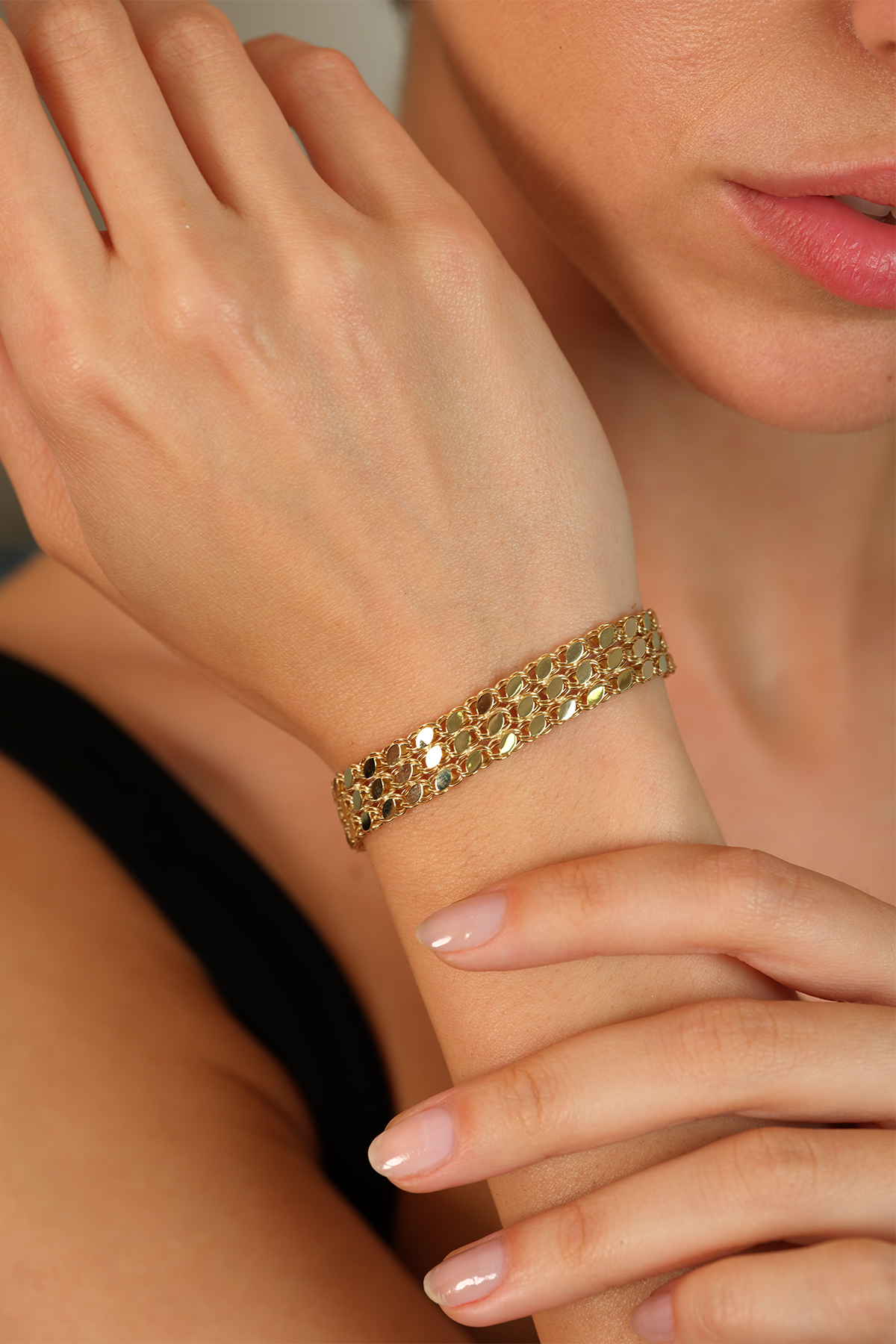 Üçlü Pullu Bileklik