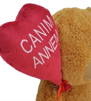 Halley Oyuncak Canım Annem Balonlu Peluş Ayı Seti 7820078222