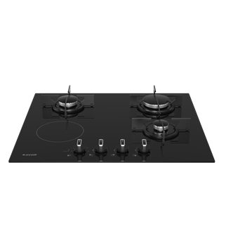 OXD T 602 ES Fibona Serisi Gazlı Cam Tablalı Ocak