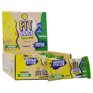 Muscle Station Fit Snack Yulaf Bar 40 g x 24 Adet