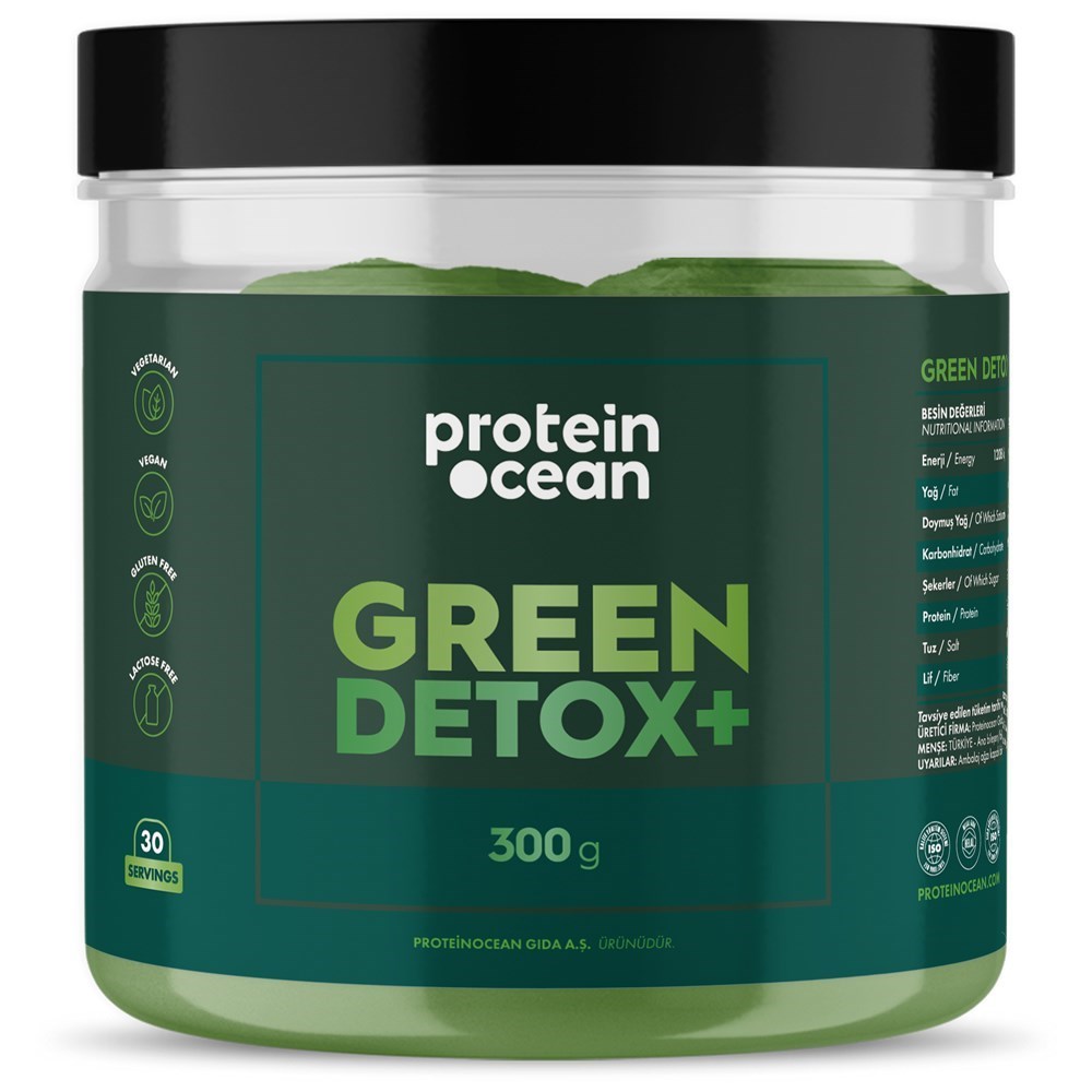 Proteinocean Green Detox 300 g | Neosante | Türkiye'nin En Sağlıklı Mağazası