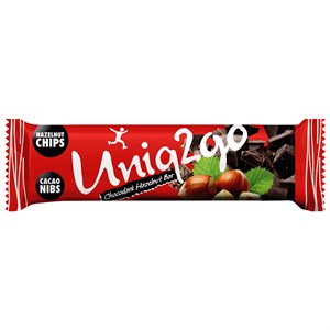 Uniq2go Chocodark Fındıklı Protein Bar Midi 38 g 16 Adet
