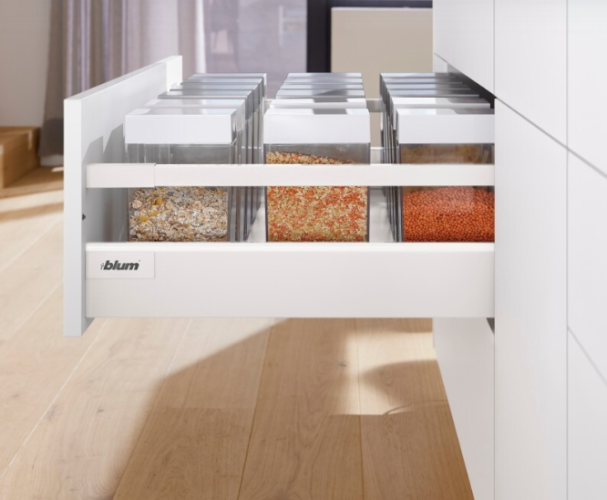 BLUM ANTARO ÇEKMECE D BORDÜRLÜ SET 50CM BEYAZ
