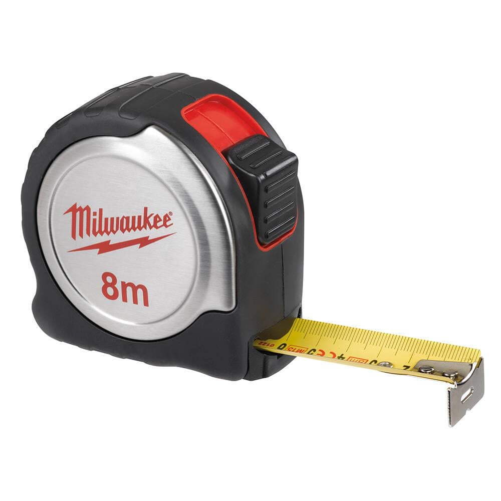 MİLWAUKEE ŞERİT METRE INOX GÖVDE 8/25MM
