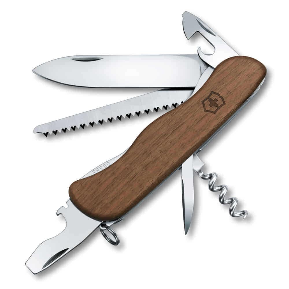 VICT.FORESTER WOOD 111MM,ÇAKI CEVİZ AĞACI 