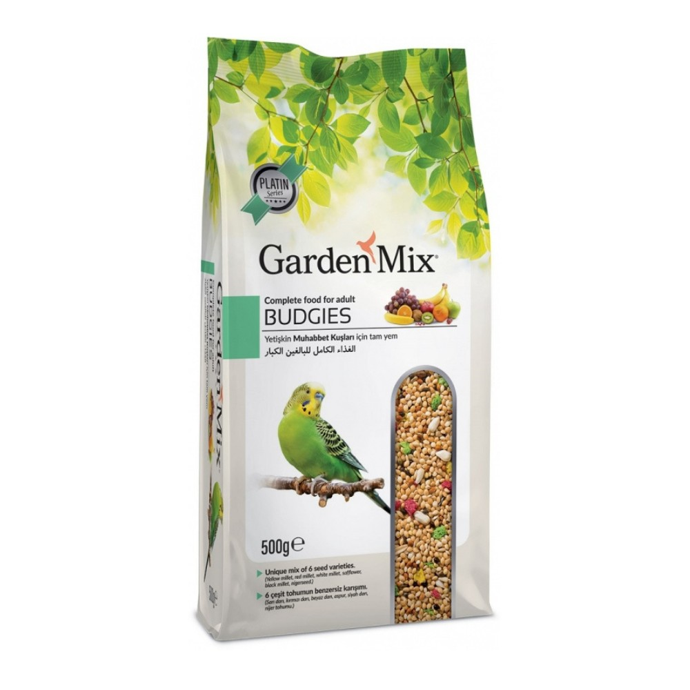 Garden Mix Platin Meyveli Muhabbet Kuş Yemi 500g