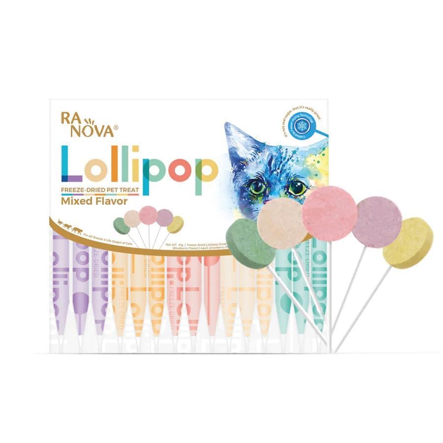 Ranova Kedi Lolipopu Karışık Lezzetli 15x1,4 Gr