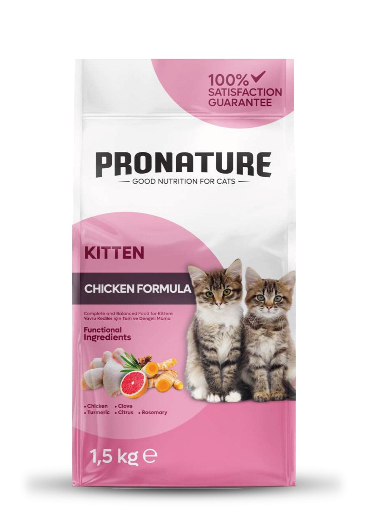 Pronature Tavuklu Yavru Kedi Maması 1,5 Kg