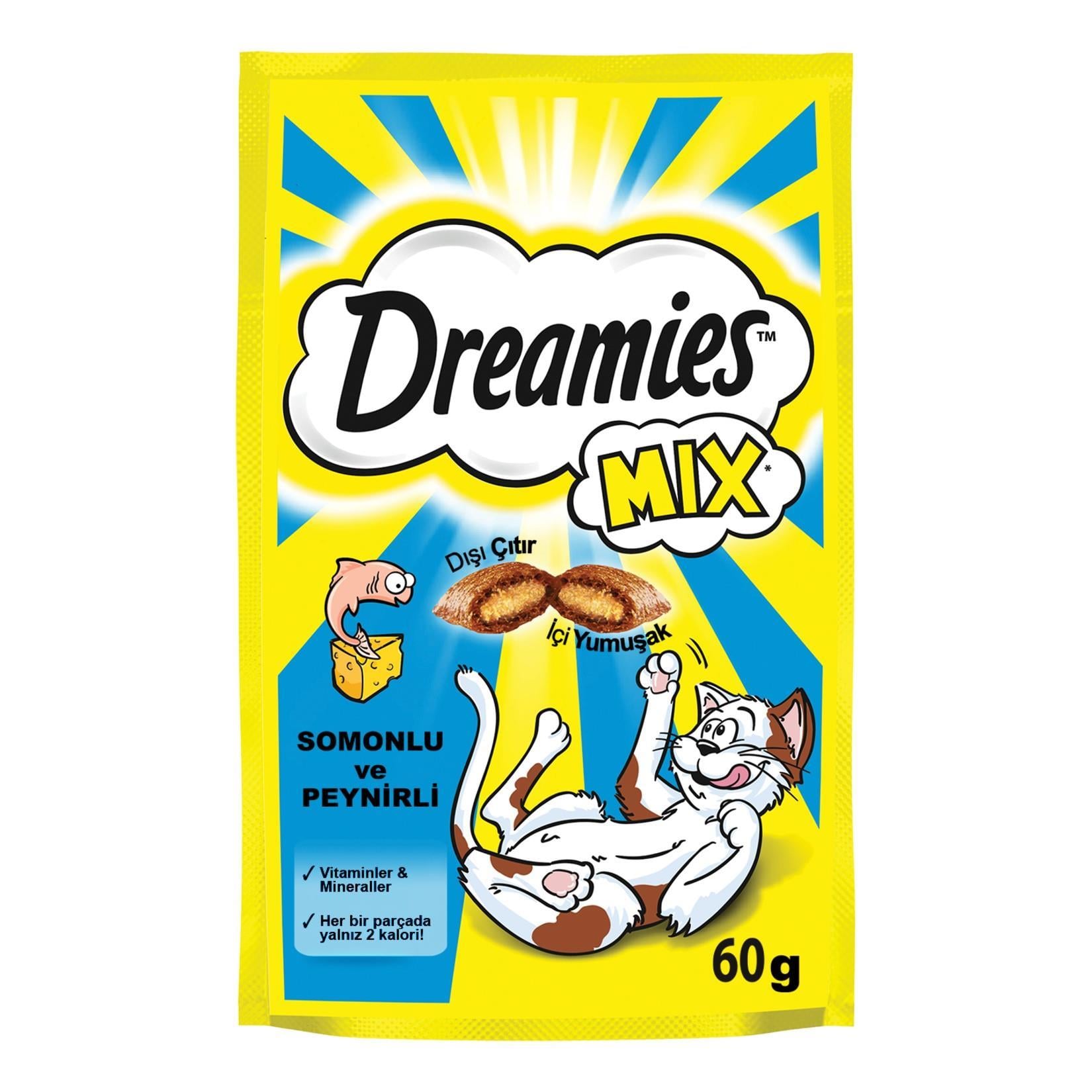 Dreamies Somonlu Peynirli Kedi Ödülü 60 Gr 