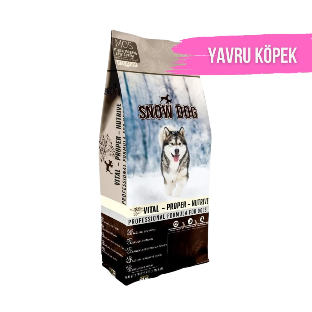 Snow Dog Kuzu Etli Yavru Köpek Maması 15 Kg