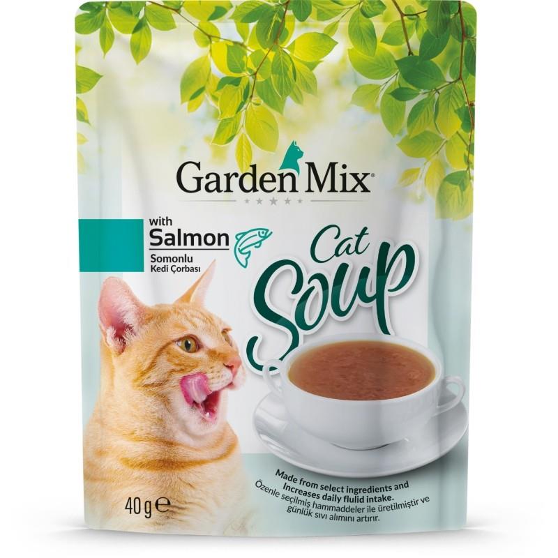 Garden Mix Kedi Çorbası Somonlu 40 Gr