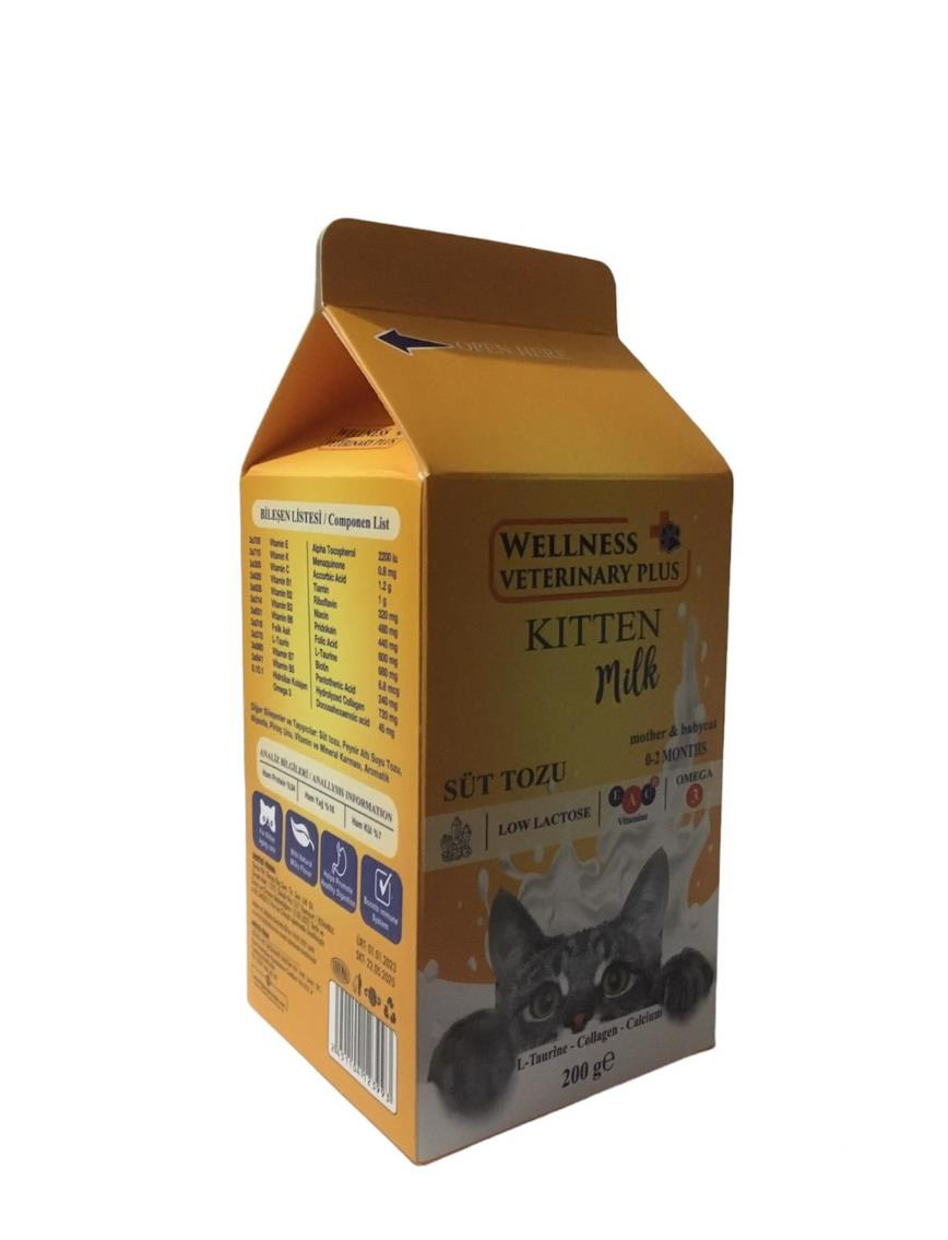 Wellness Veterinary Plus Kedi Süt Tozu 200 gr