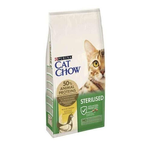 Cat Chow Kısırlaştırılmış Kedi Maması Tavuklu 15 Kg