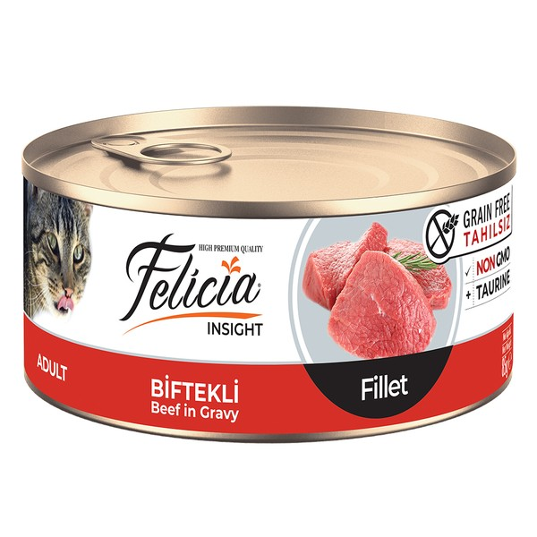 Felicia Tahılsız Biftek Fileto Kedi Konserve 85 Gr