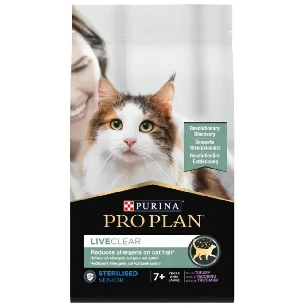 Pro Plan Live Clear Sterilised Kısırlaştırılmış Hindili +7 Senior Yetişkin Kedi Maması 1,4 kg 