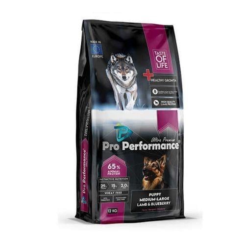 Pro Performance Kuzulu Yaban Mersinli Orta Büyük Irk Yavru Köpek Maması 12 Kg