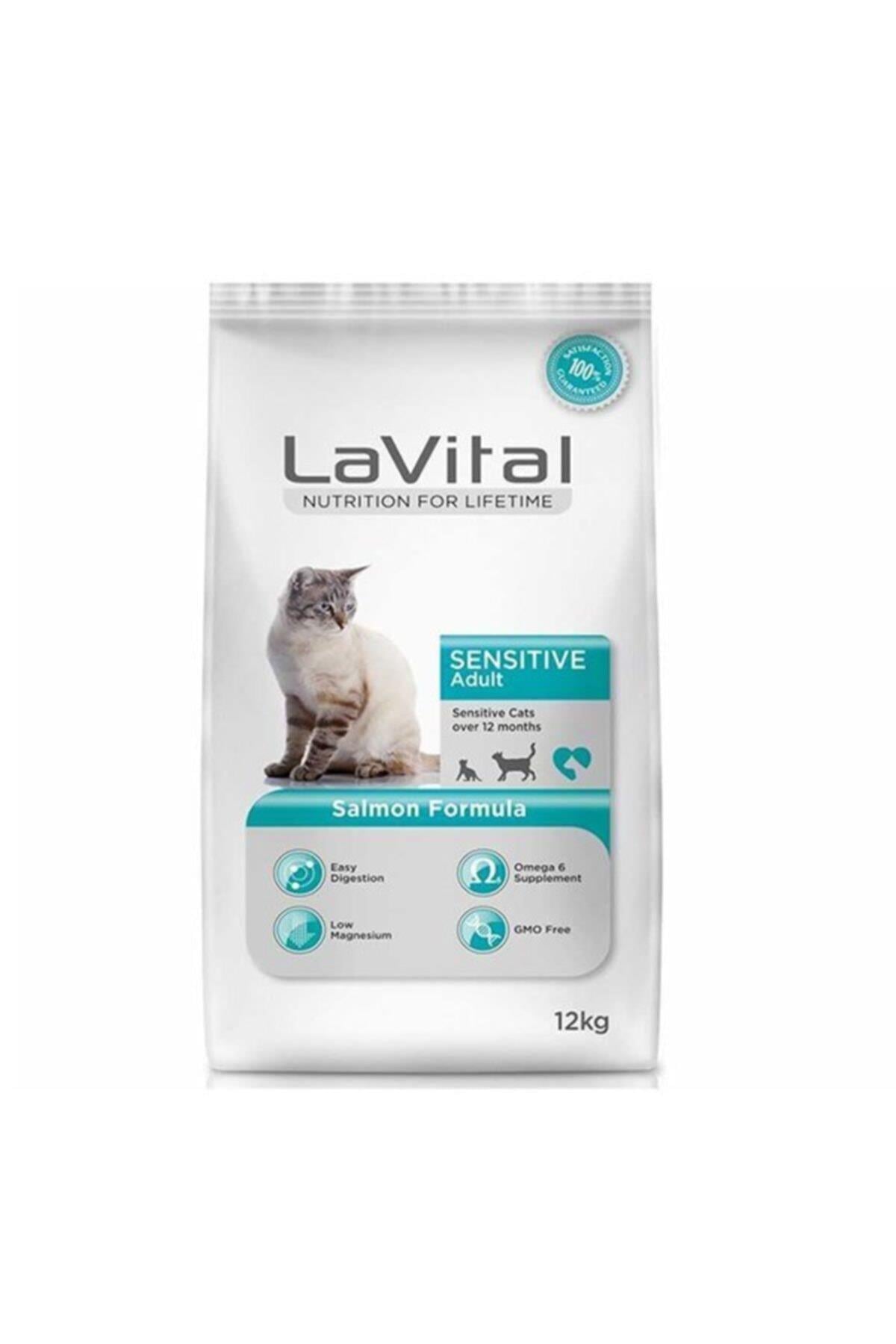 La Vital Yetişkin Kedi Maması Sensitive Somonlu 12 Kg
