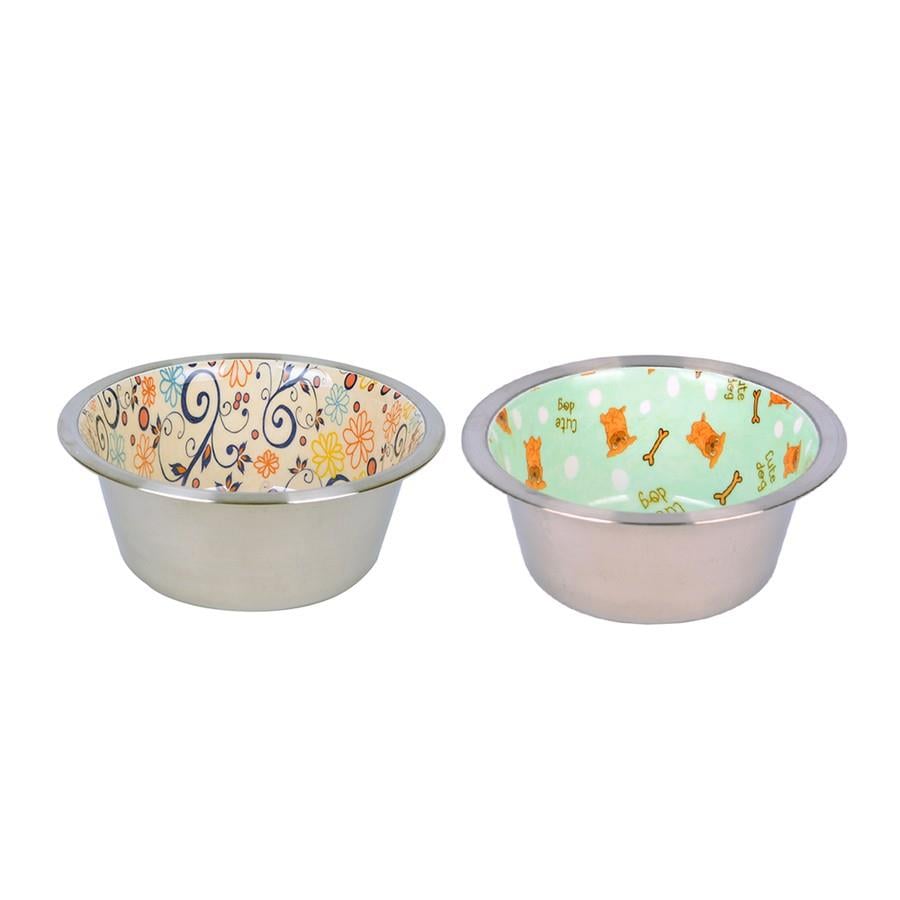 Flip Seramik Kaplı Çelik Mama Kabı 945 ml-1 Adet