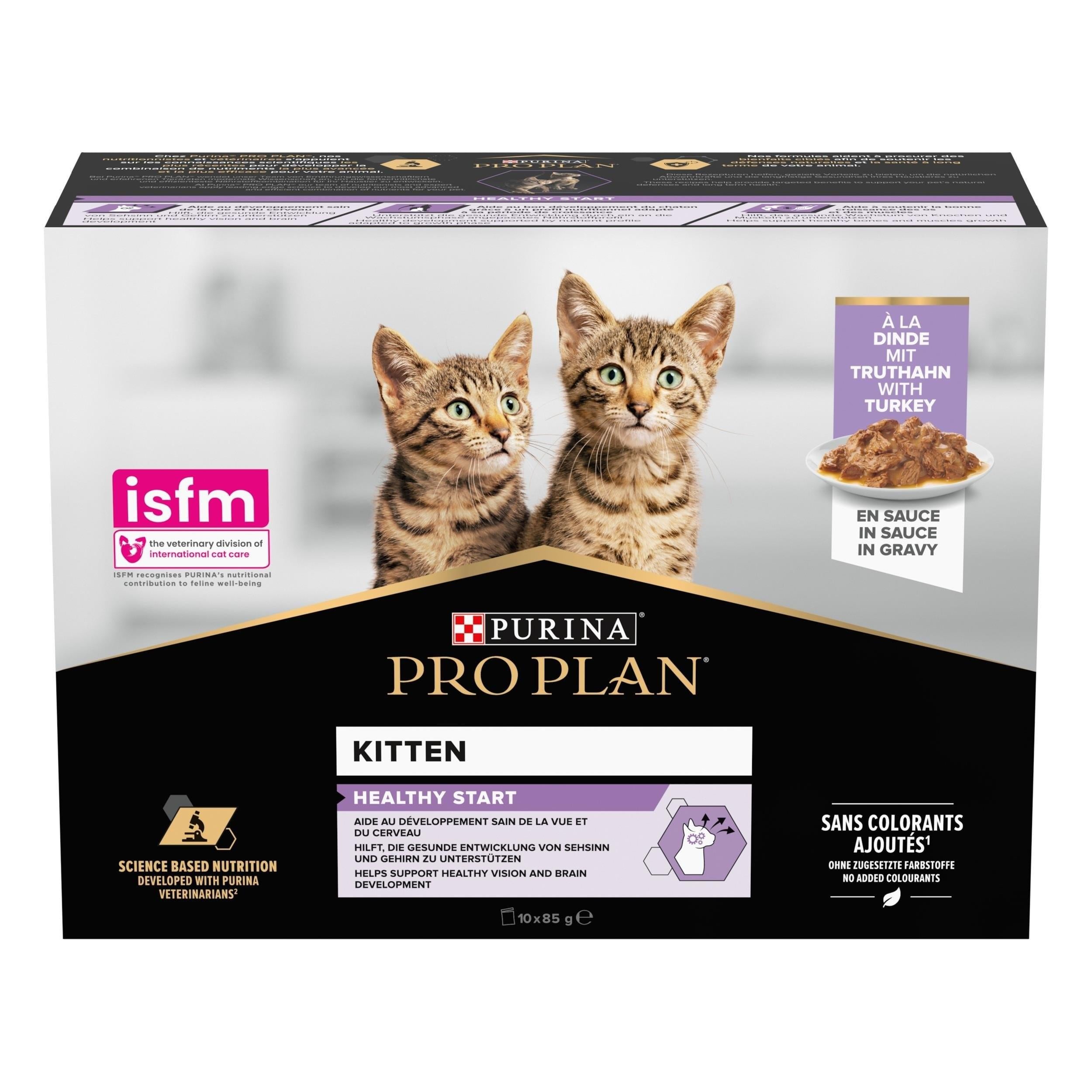 Pro plan Kitten Hindili Pouch Yavru Kedi Konservesi 10x85 Gr