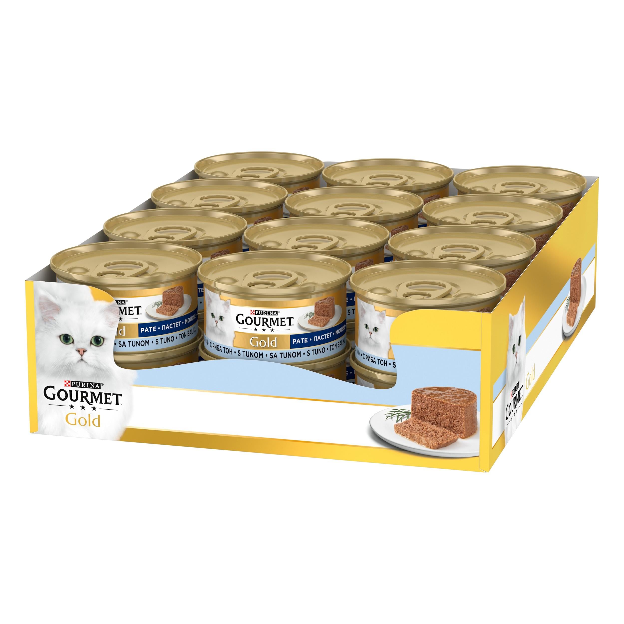 Gourmet Gold Kıyılmış Ton Balıklı Kedi Konservesi 85GrX24 Adet