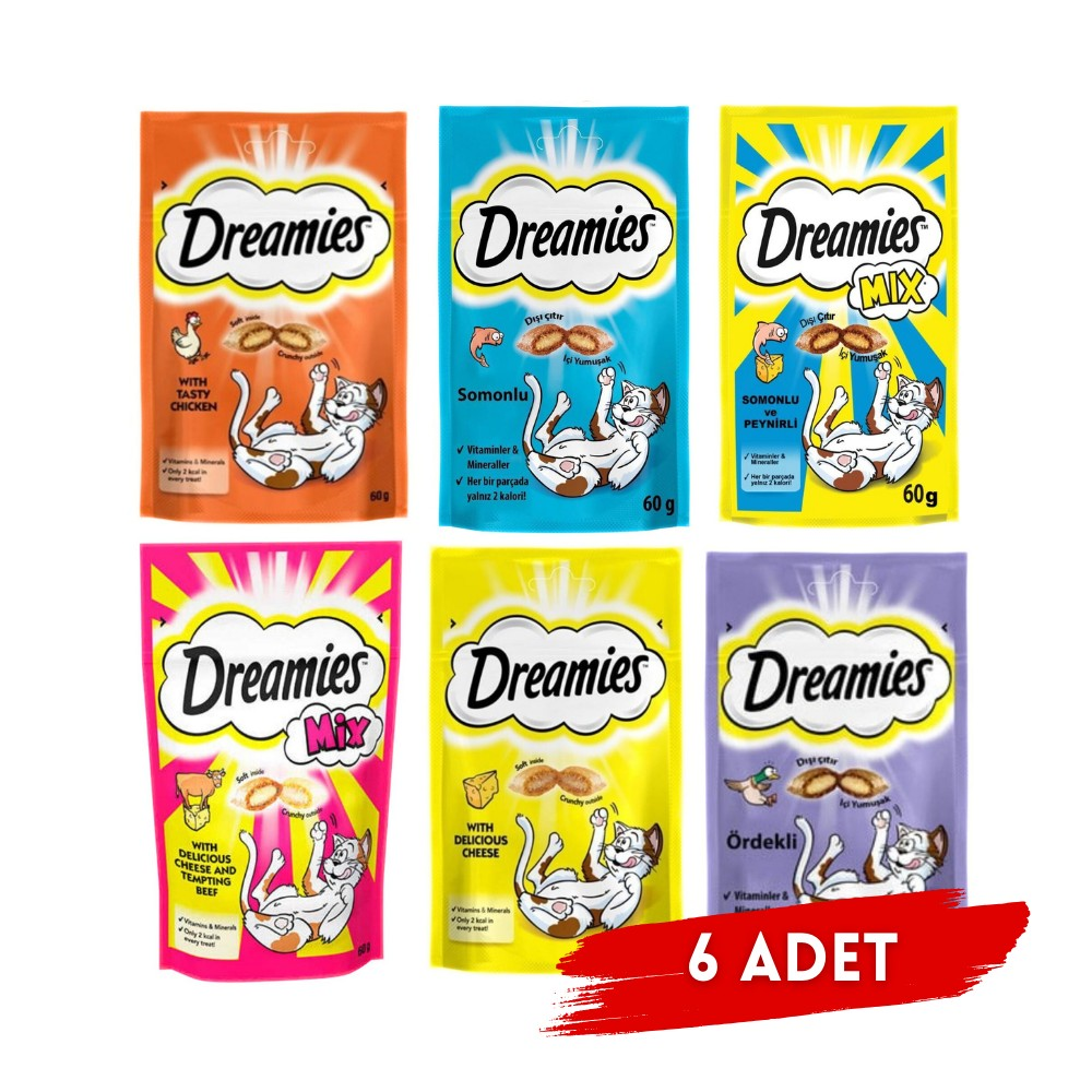 Dreamies Karışık 6lı Paket