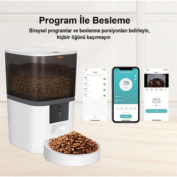 Ovioo Otomatik Mama Makinesi 6 Lt Kameralı Wi-fi - Beyaz