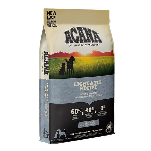 Acana Light&Fit Tavuklu Hindili ve Ringa Balıklı Tahılsız Light Köpek Maması 11,4 kg