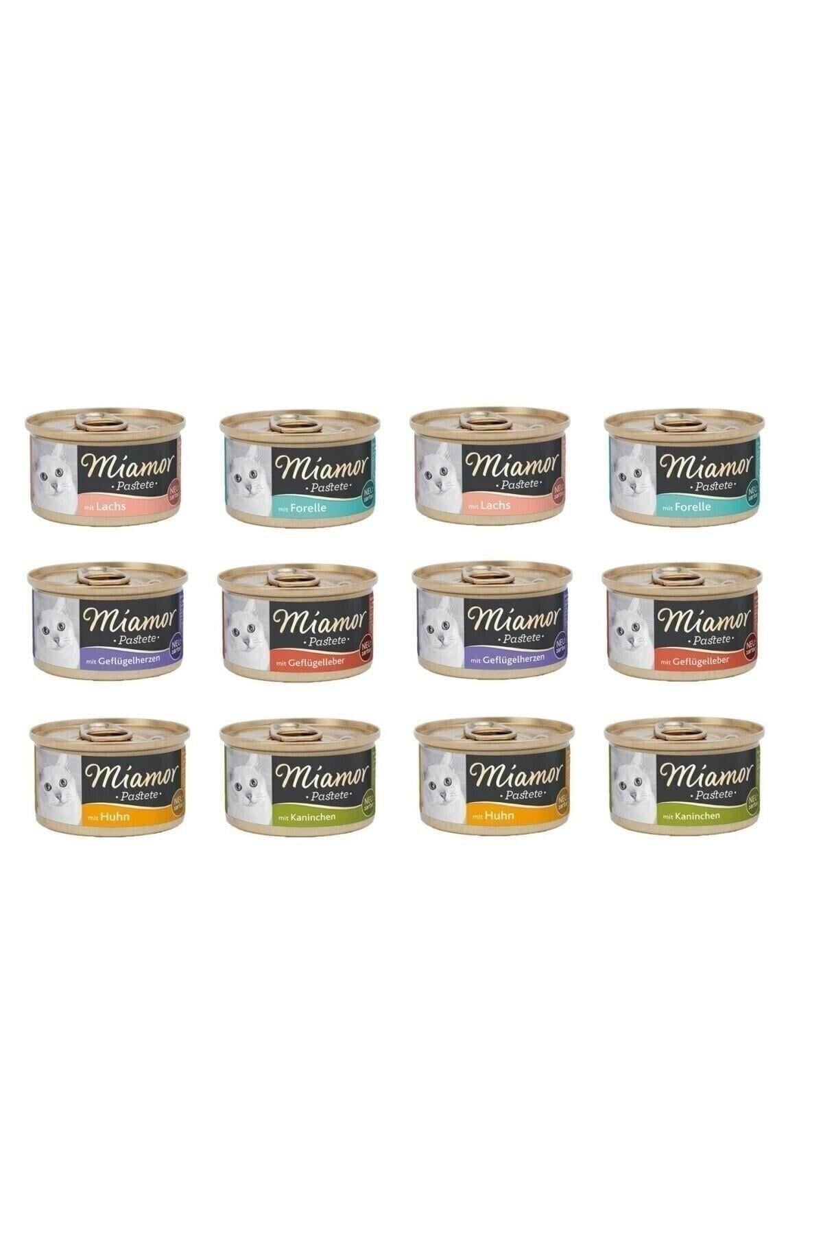 Miamor Yaş Kedi Maması Karma Konserve 85 Gr 12li Paket