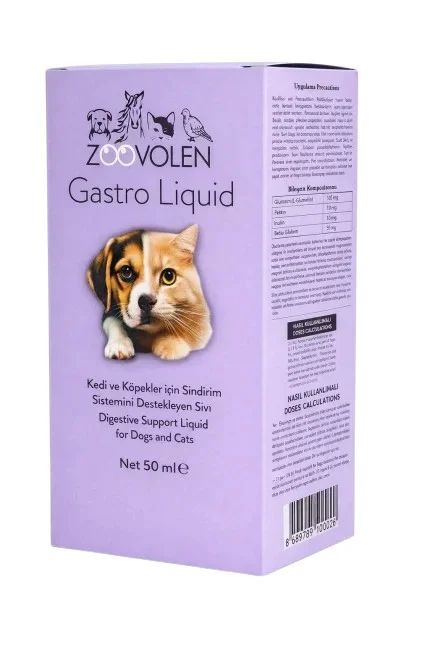 Zoovolen Gastro Liquid Kedi ve Köpek Sindirim Sistemi Destekleyici 50 Ml