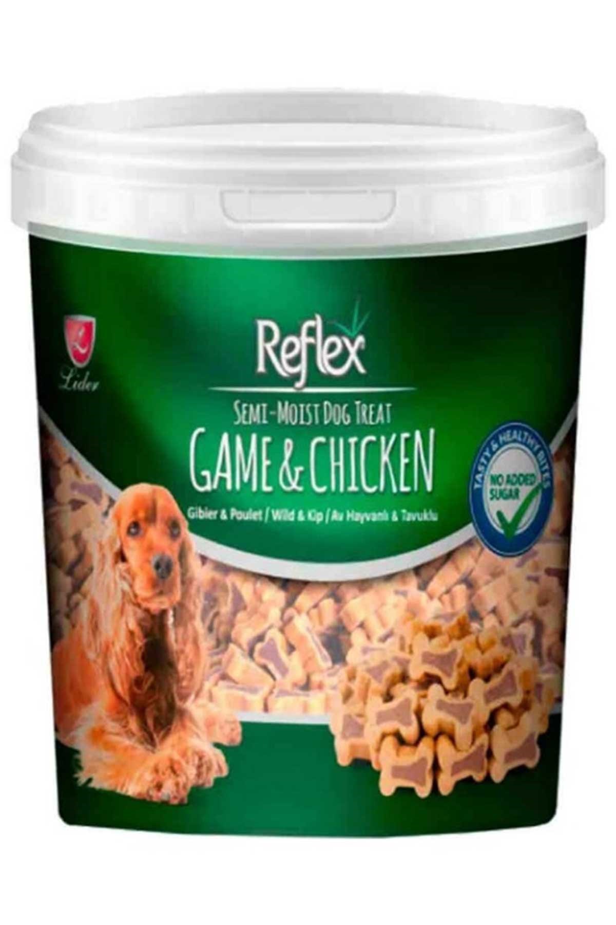 Reflex Av Hayvanlı ve Tavuklu Yarı Yumuşak Köpek Ödül Maması 500gr