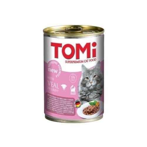 Tomi Buzağı Etli Yetişkin Yaş Kedi Maması 400 Gr