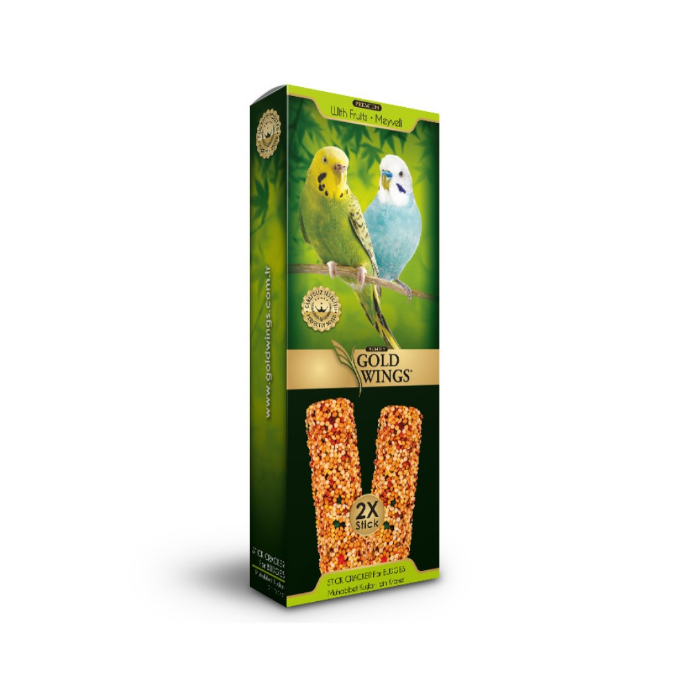 Gold Wings Premium Meyveli Muhabbet Krakeri Kutu 2li