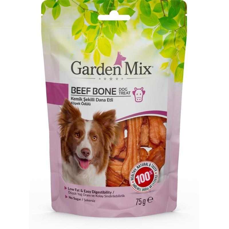 Garden Mix Dana Etli Kemik Şekilli Köpek Ödülü 75 Gr