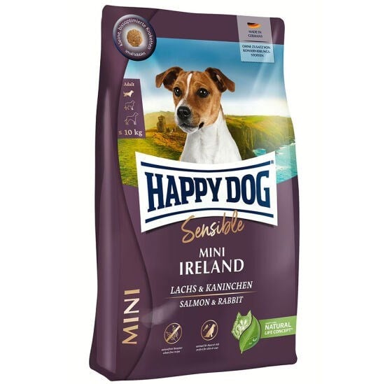 Happy Dog Ireland Tavşan ve Somonlu Küçük Irk Köpek Maması 4 Kg