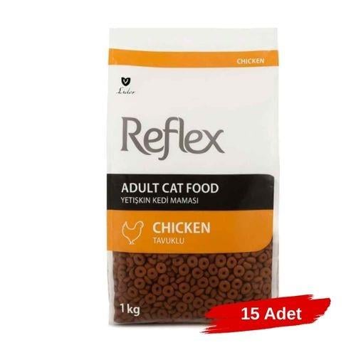 Reflex Tavuklu Kedi Maması 1 Kg X 15 Adet (15 Kg)