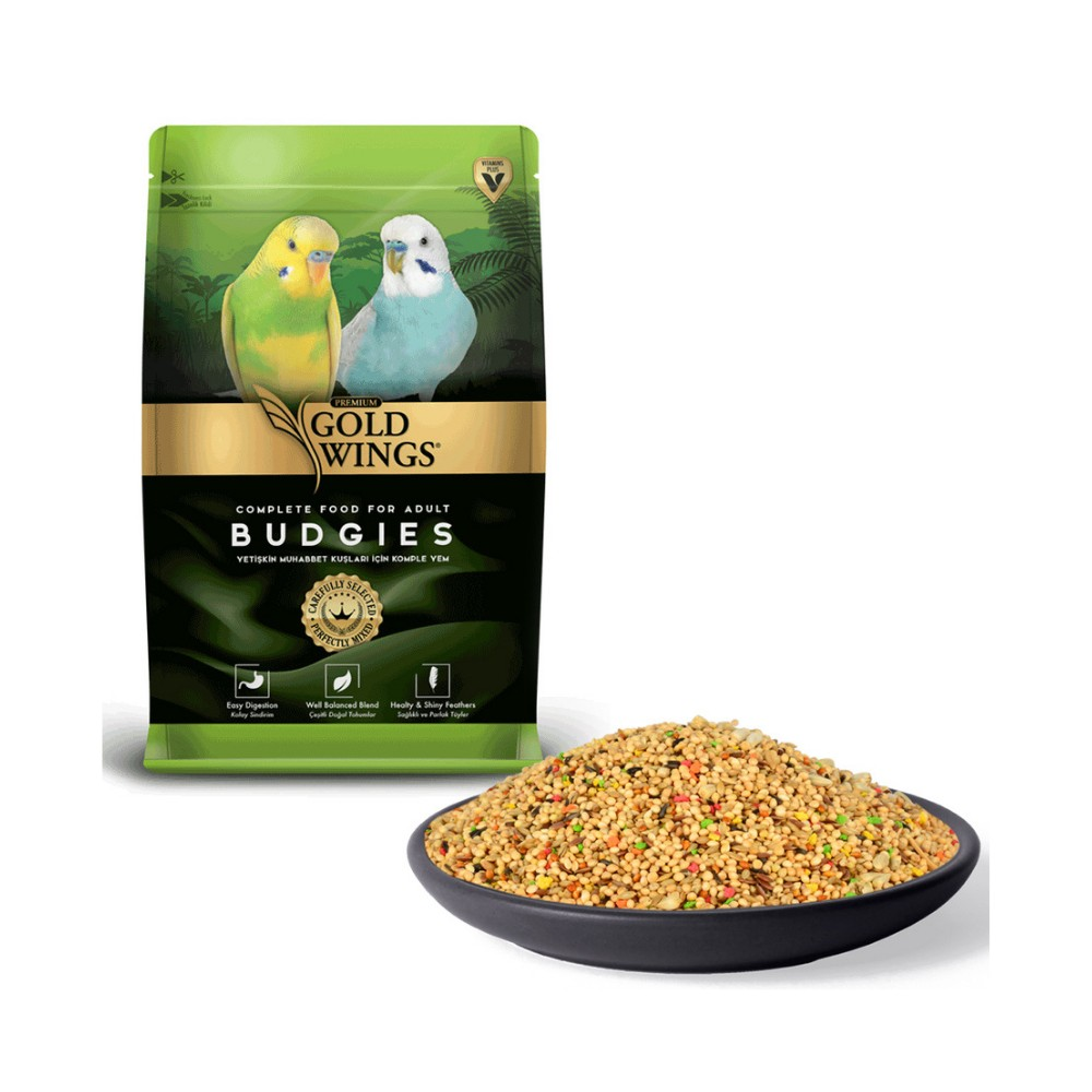 Gold Wings Premium Muhabbet Yemi 1 Kg