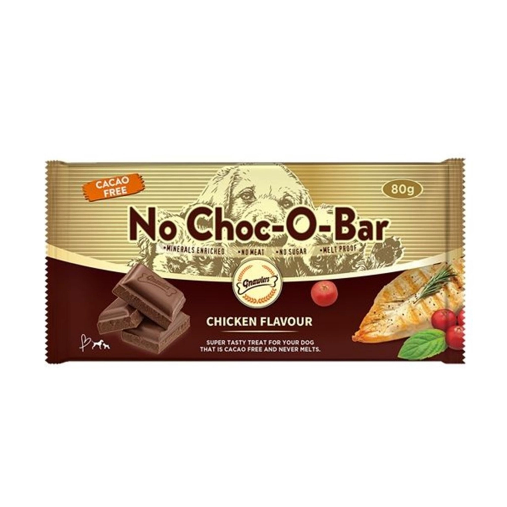 Gnawlers No Choc-O-Bar Tavuk Aromalı Ödül Çikolatası 80gr