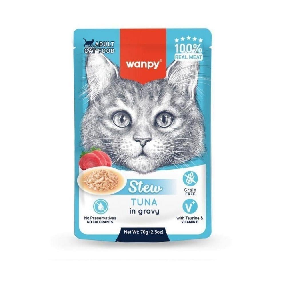 Wanpy Pouch Ton Balıklı Yaş Kedi Maması 70g